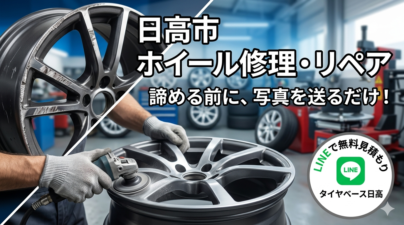 ホイール修理・リペアサービス始めました
